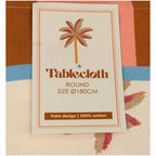 Verpackungslabel der Tischdecke Durchmesser 180cm