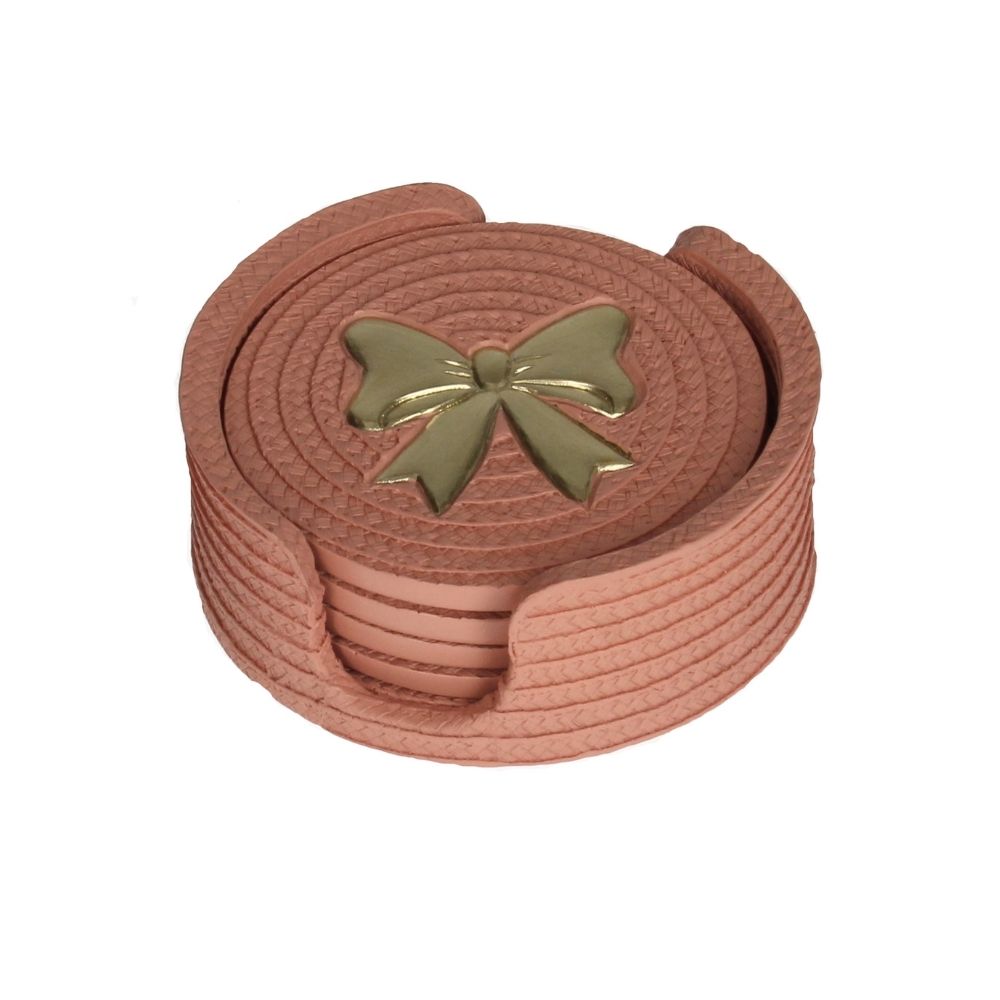 Untersetzer, Goldene Schleife - 6er Set