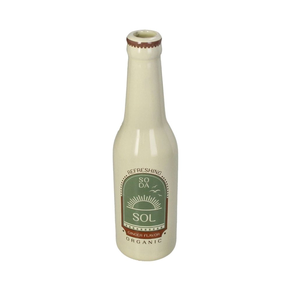 Deko Vase Keramik Elfenbein - SOL Ginger Limonade