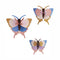 Wanddeko 3D Goldrand Schmetterlinge 3er Set