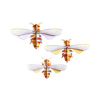 Honey Bees Wanddekoration 3er-Set