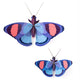 Deluxe Peacock Butterfly 3D Wanddeko