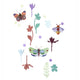 Wanddeko Set - Schmetterling und Hummelwelt 