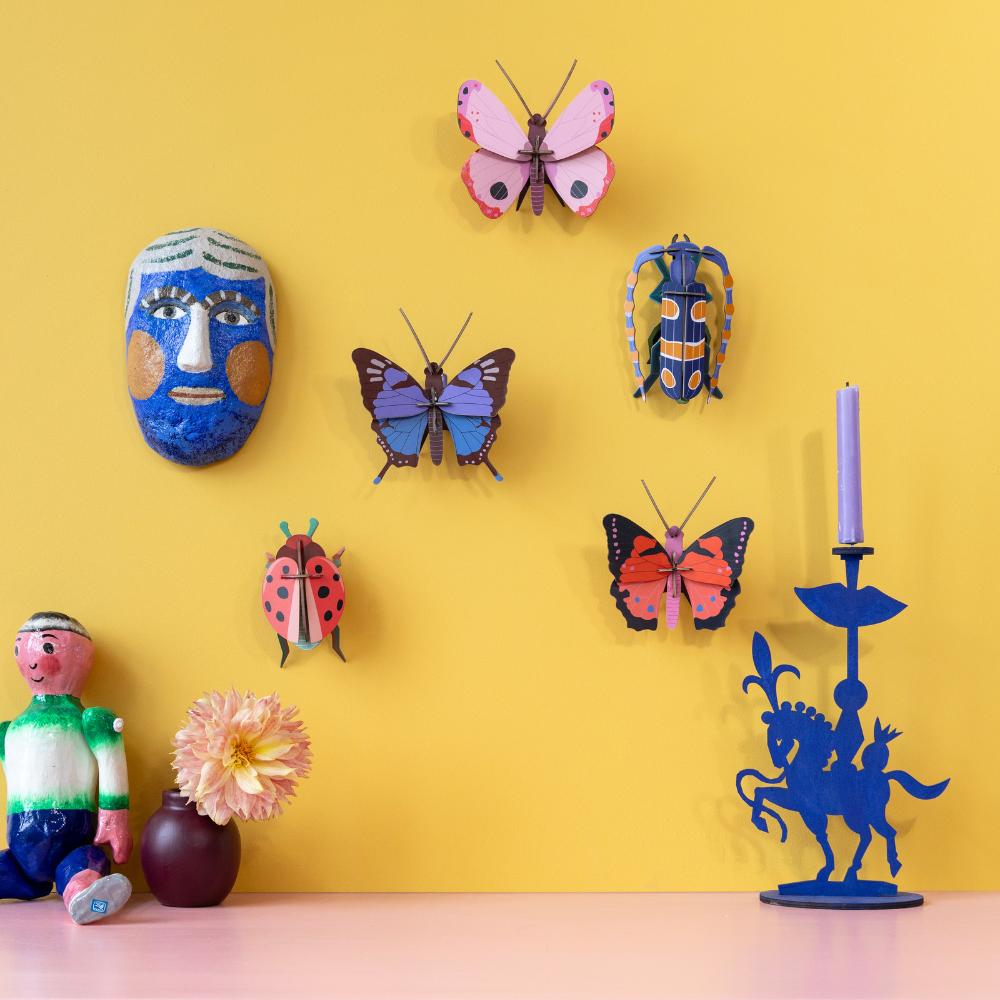 Wanddeko 3D - Rosora Schmetterling