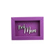 Nette Worte Wanddekoration - Best Mum, aubergine in XS