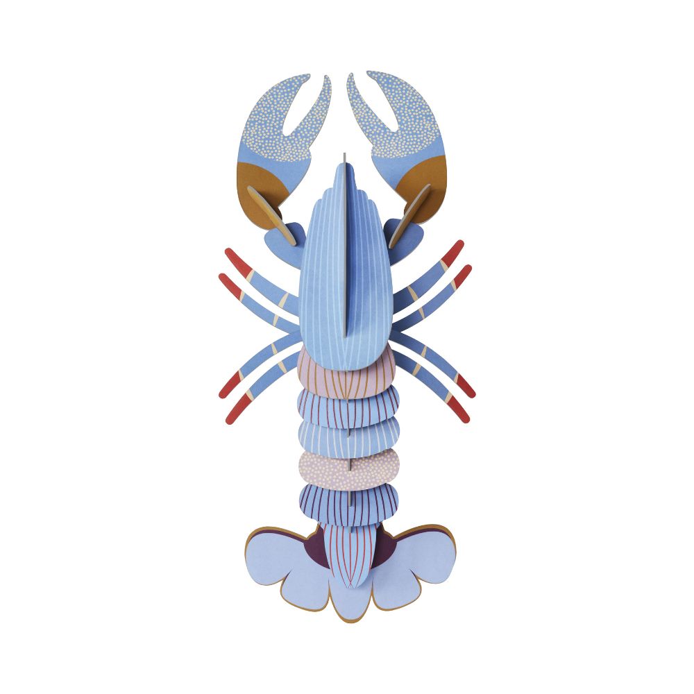 Wandobjekt 3D Lavendel Hummer