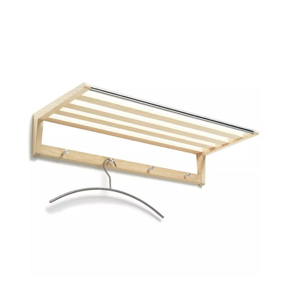 Wandgarderobe aus Holz "Gaston"