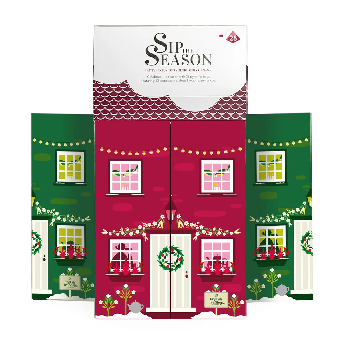 Tee Kollektion "Winterhaus" BIO Teegeschenk - 28 Tees