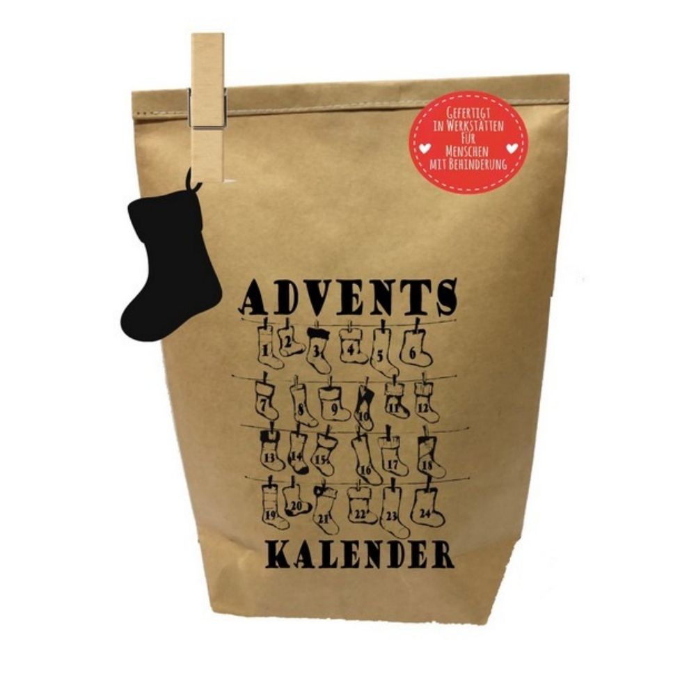 Adventskalendertüte Socken