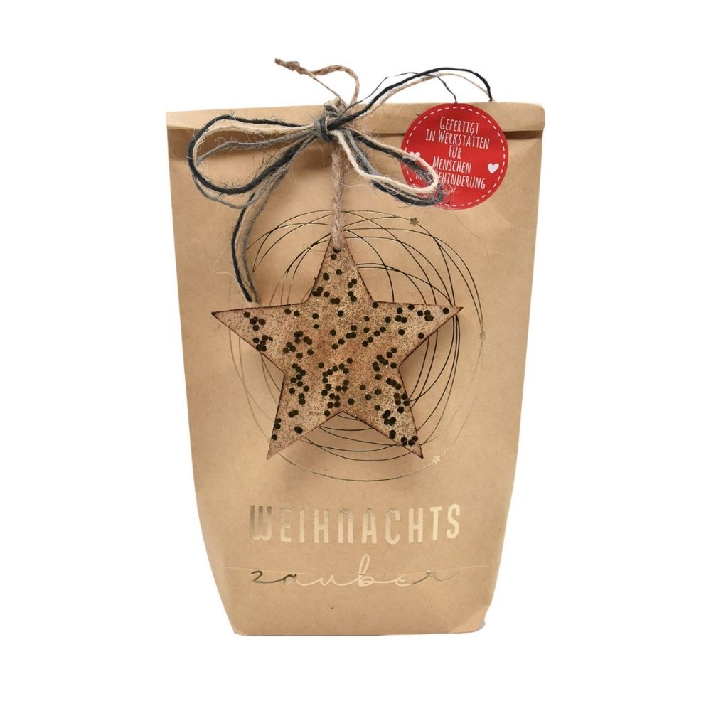 Wundertüte Weihnachtszauber mit Holzstern