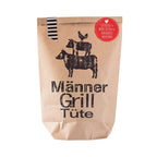 Wundertüte mit Kuh,Schwein,Huhn Aufdruck und Titel "Männer Grill Tüte"