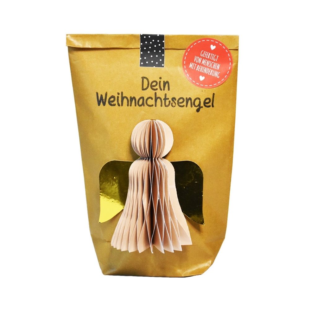 Wundertüte Weihnachtsengel in goldenem Glanz