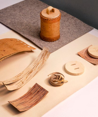 Bastelset Teedose aus Birkenrinde