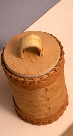 Bastelset Teedose aus Birkenrinde