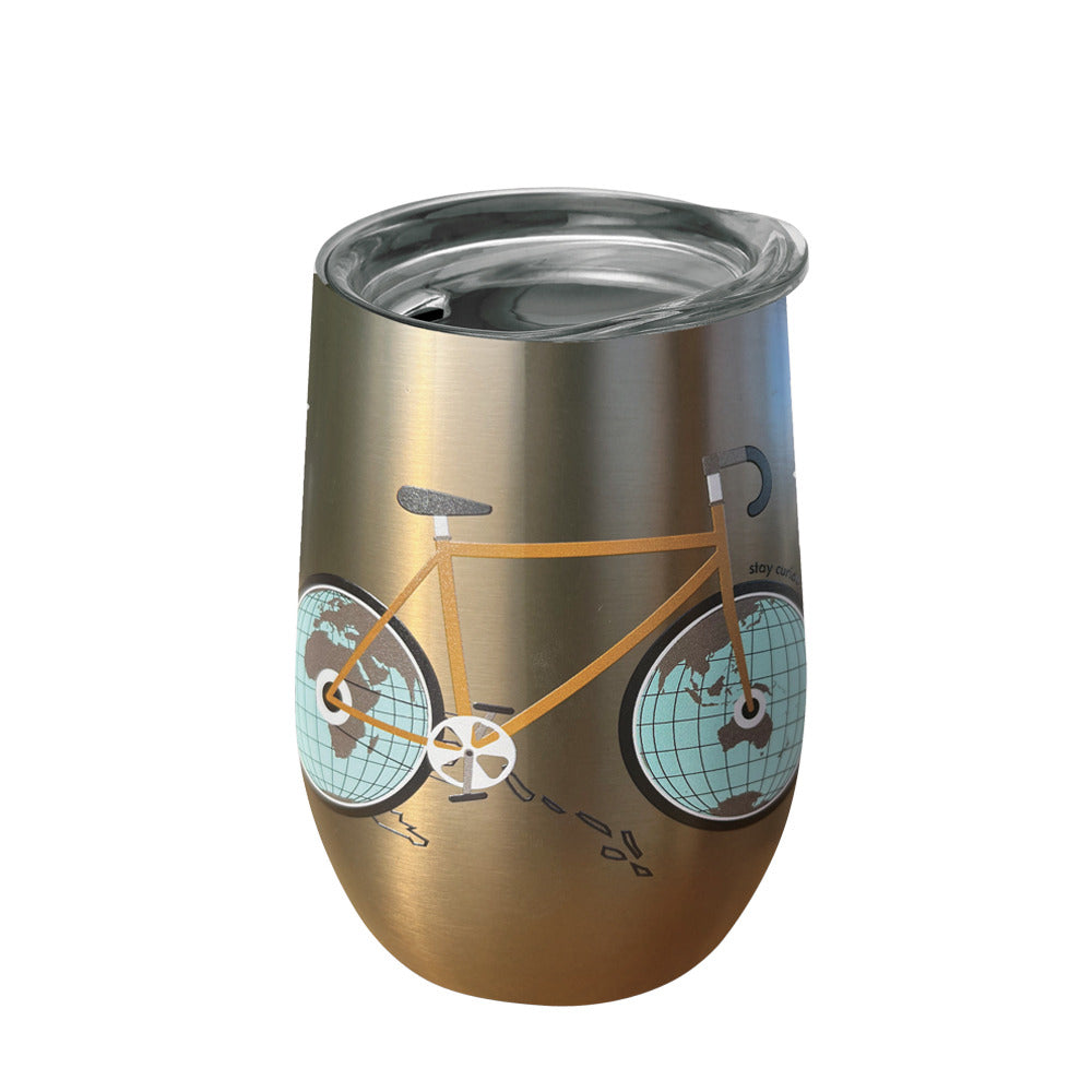 Edelstahlbecher "Weltreise" Thermobecher to go