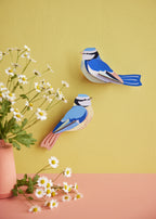 Wanddeko 3D Blaumeisen 2er Set