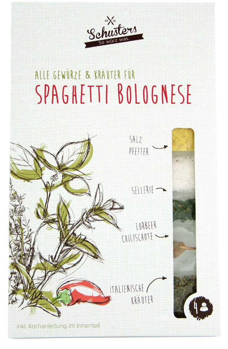 Schusters Bolognese Gewürzmischung
