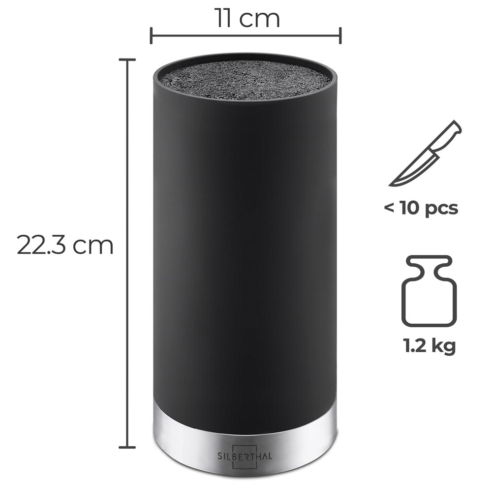 Messerblock mit Borsteneinsatz