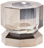 Kristallhalter - chrom, rauchgrau