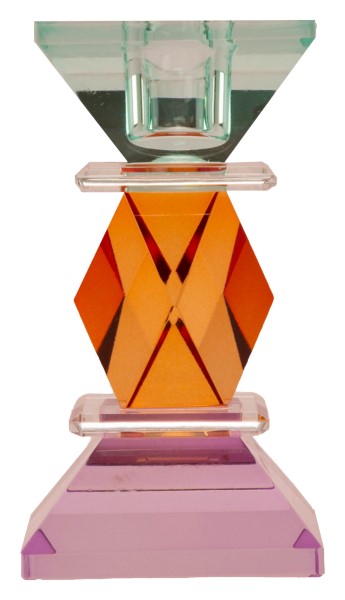 Kerzenhalter Violett, Bernstein, Minze