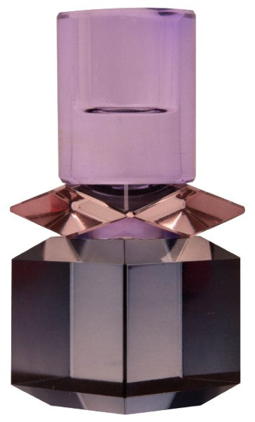 Kristallhalter - violett, hellrosa, rauchblau 5x11