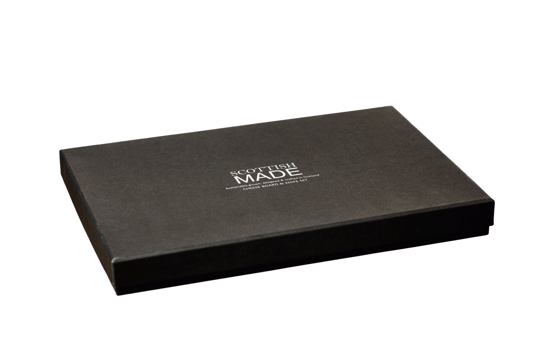 Hochwertiges Set: Käseplatte mit Edelstahlmesser