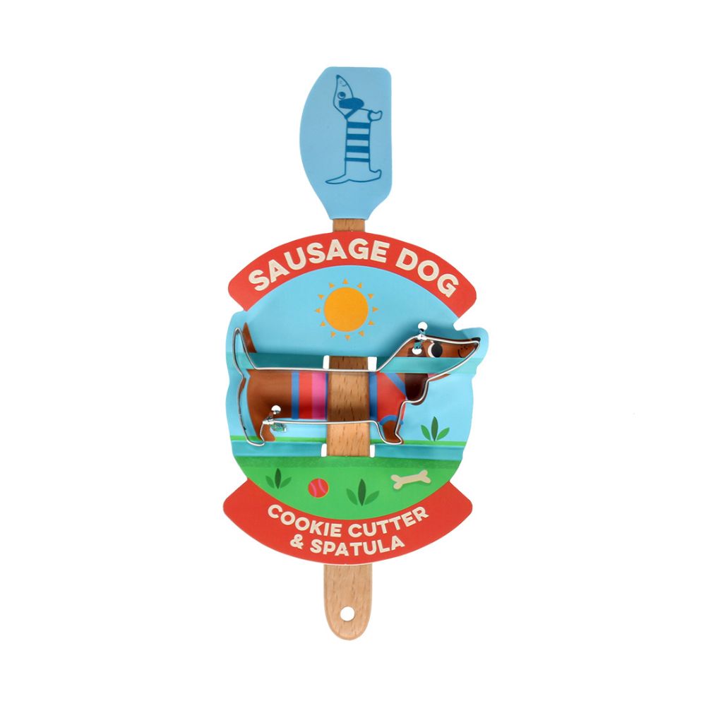 Keksausstecher & Mini Spatel Set - Dackel