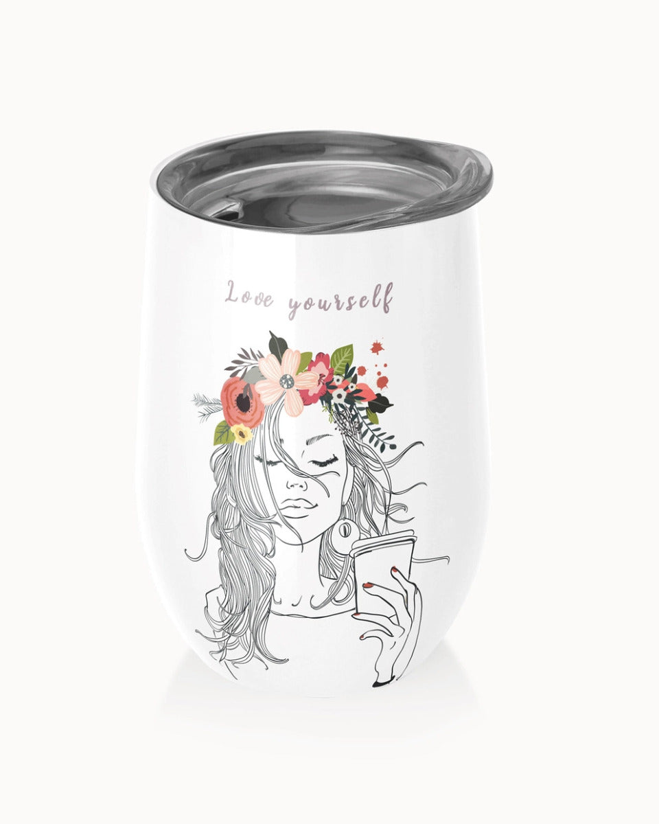 Edelstahlbecher - love yourself