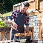 Küchenschürze Washed Canvas -  Anthrazit