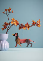 Dackel Lucky Charm DIY Deko Objekt zum Aufhängen