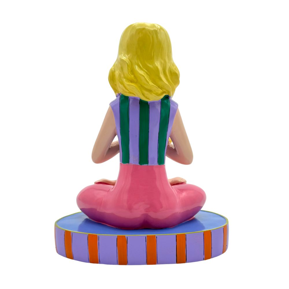 Vase Yoga Frau Polyresin 21,5x13x25 cm – Yoga-Deko