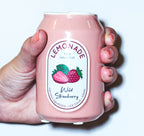 Deko Vase Keramik Limonadendose Erdbeere