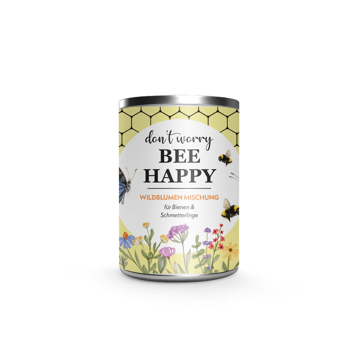 Wildblumen Mischung für Bienen und Schmetterlinge "Don`t worry bee happy"