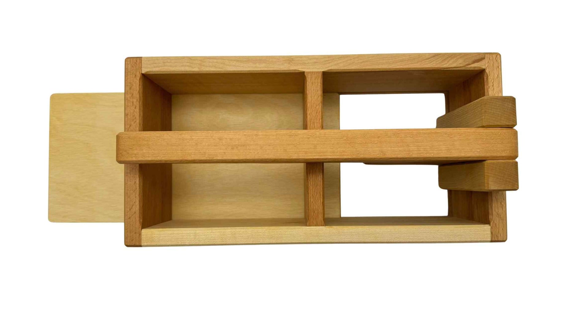 Nussknacker mit Hebel und Schalenfang, Buche