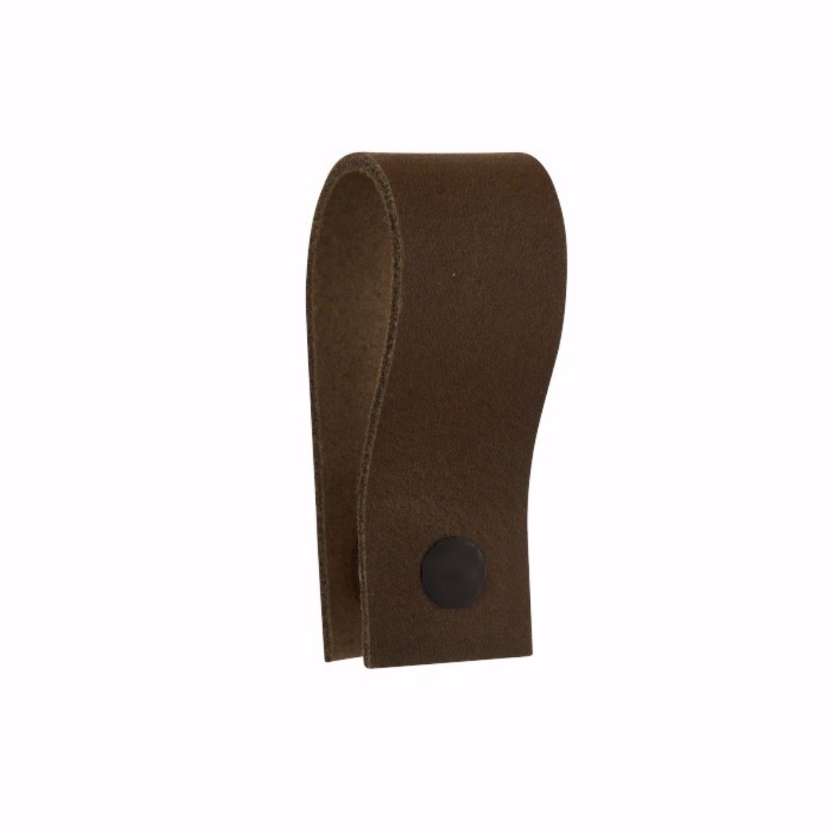 Handtuchhalter aus Dunklem echten Leder mit Magetverschluss