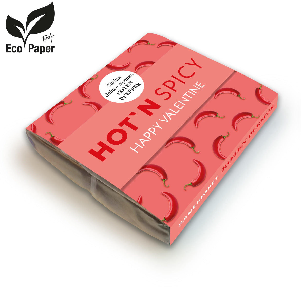 Samenpaket Roter Pfeffer "Hot`n Spicy, Happy Valentine"