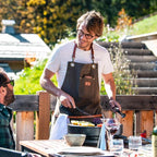 Grillschürze - Tabakbraun