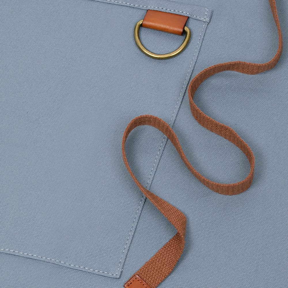 Küchenschürze Washed Canvas - Pastellblau