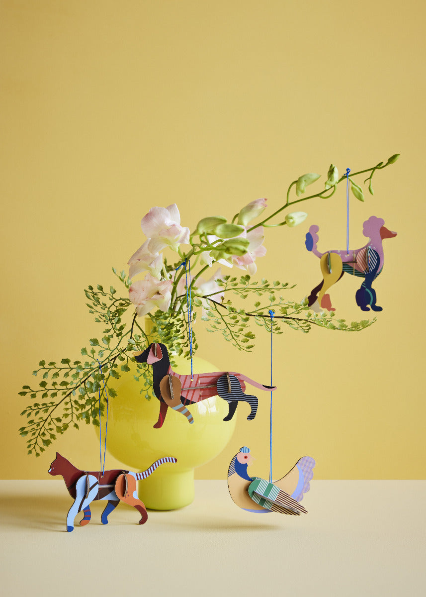 Dackel Lucky Charm DIY Deko Objekt zum Aufhängen