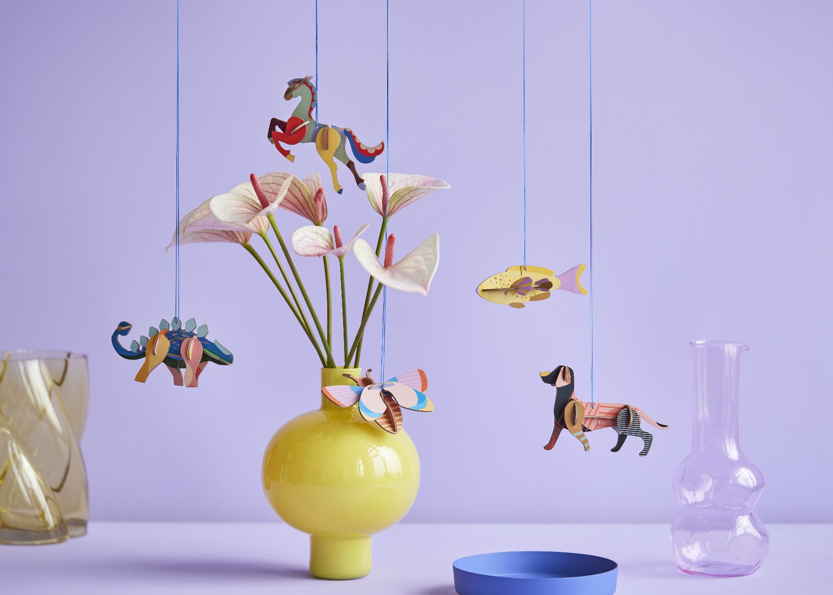 Dackel Lucky Charm DIY Deko Objekt zum Aufhängen