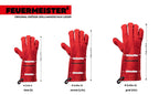 Grillhandschuh Feuermeister® Spaltleder rot, Gr. 12 XXL