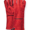 Grillhandschuh Feuermeister® Spaltleder rot, Gr. 8 S