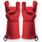 Grillhandschuh Feuermeister® Spaltleder rot, Gr. 10 L/XL