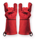 Grillhandschuh Feuermeister® Spaltleder rot, Gr. 10 L/XL