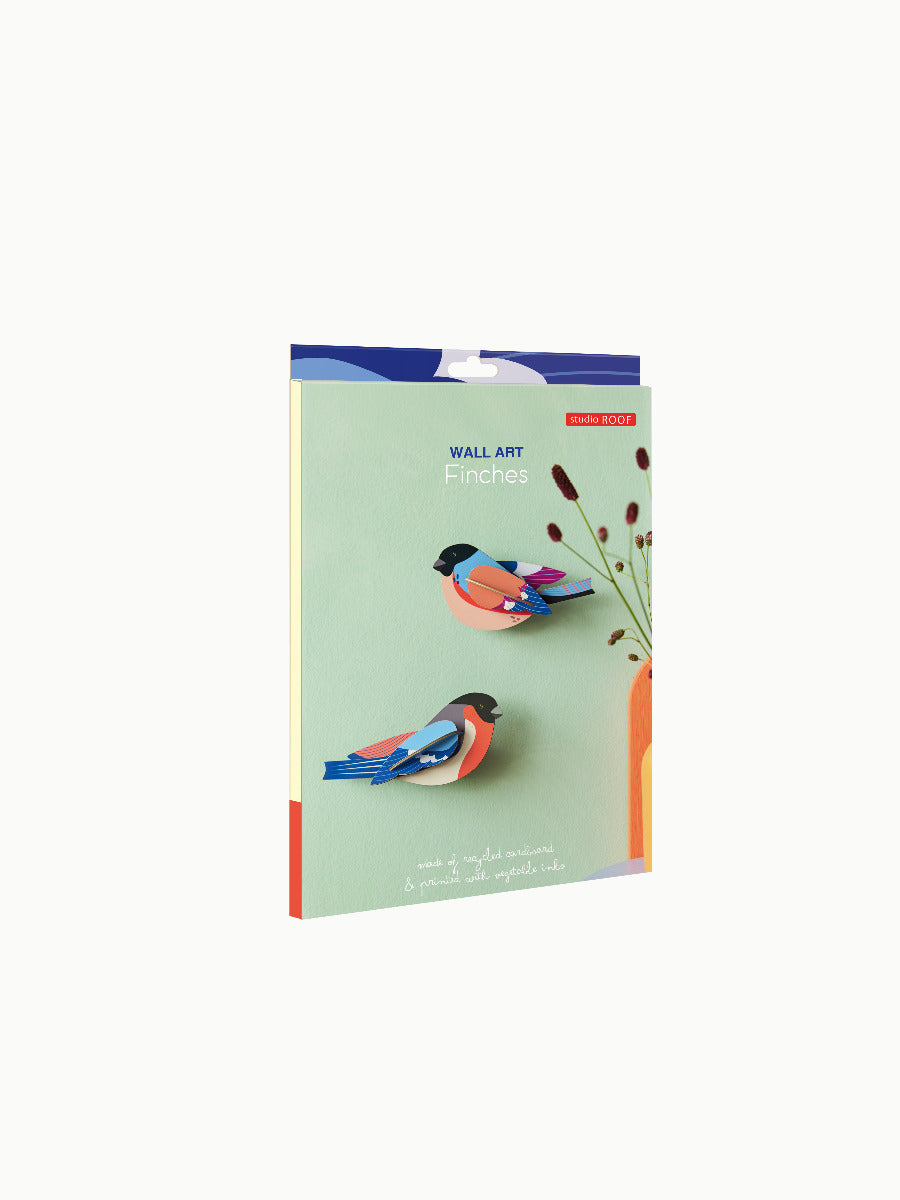 Wanddeko 3D Vogel Finken 2er Set
