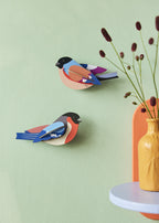 Wanddeko 3D Vogel Finken 2er Set