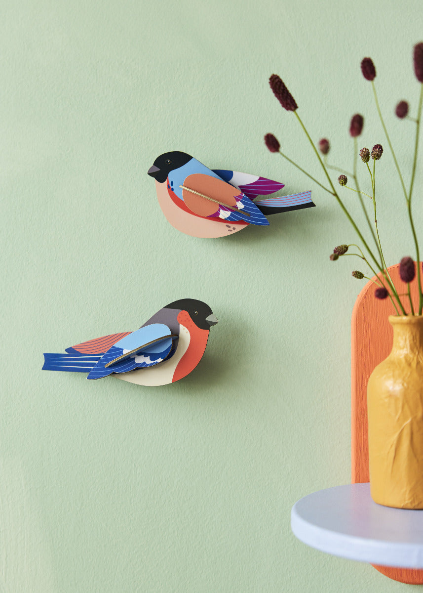 Wanddeko 3D Vogel Finken 2er Set