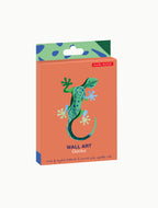 Wanddeko 3D Grüner Gecko