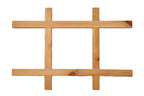 Gitter aus Zirbelkieferholz
