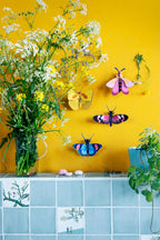 Wanddekoration 3D Pinke Biene